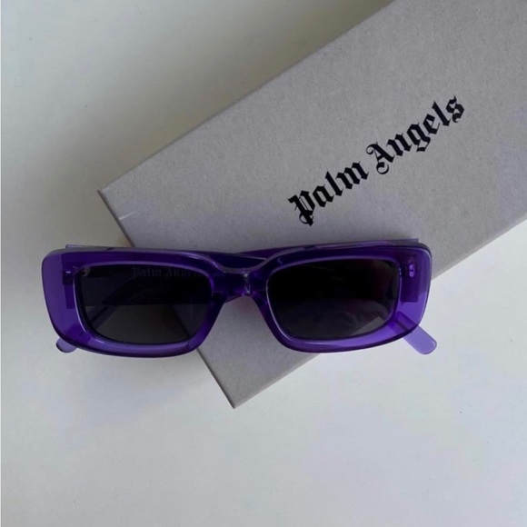 Palm Angels Purple Giorgina Sunglasses - Picture 4 of 4